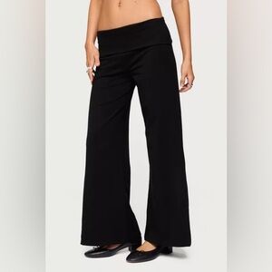 Urban Outfitters Black Wide-Leg Pants